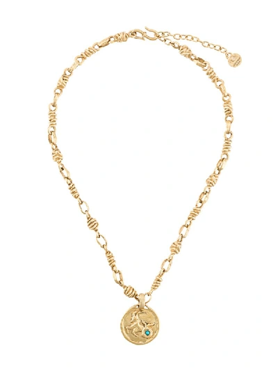Goossens Gold Capricorn Talisman Necklace