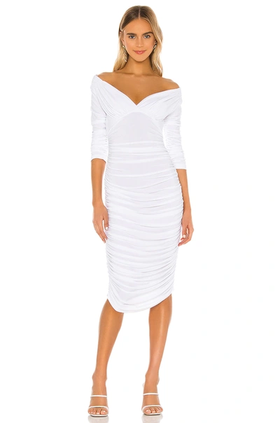 Norma Kamali Tara Dress In White