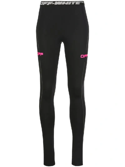 Off-white Active Leggings In Black