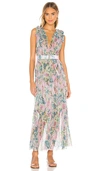 Sabina Musayev Helena Dress In Pink Floral