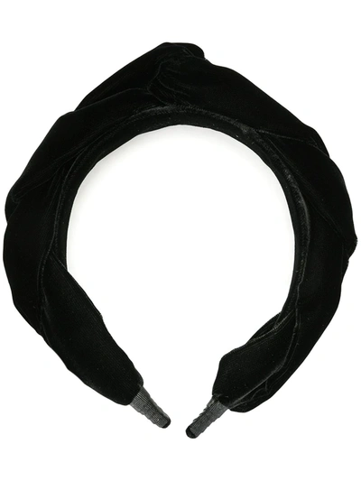 Le Monde Beryl Braid Headband In Black
