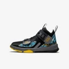 Nike Kids' Boys Lebron Soldier 13 Basketball Sneakers From Finish Line In Black,gunsmoke,university Gold