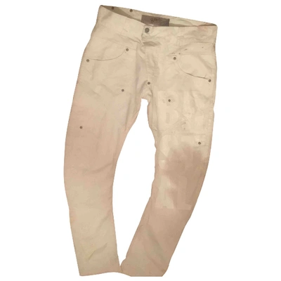 Pre-owned Brahmin Trousers In White