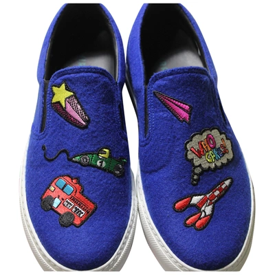 Pre-owned Mira Mikati Blue Cloth Trainers