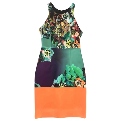 Pre-owned Milly Mid-length Dress In Multicolour
