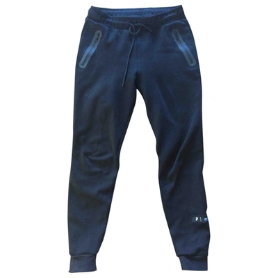 Pre-owned Peak Performance Black Cotton Trousers