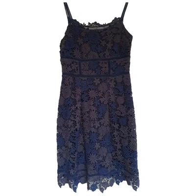 Pre-owned Elie Tahari Mid-length Dress In Blue