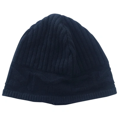 Pre-owned Dkny Cashmere Beanie In Black