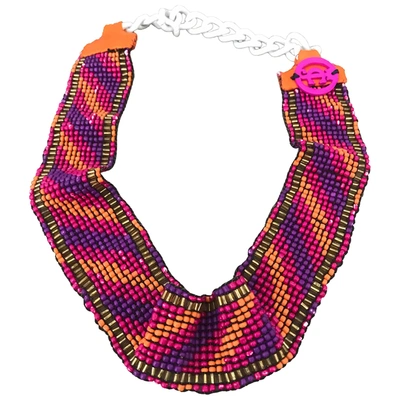Pre-owned Juicy Couture Pearls Necklace In Multicolour