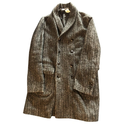 Pre-owned Ermanno Scervino Wool Coat In Brown