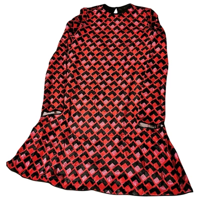 Pre-owned Rochas Mid-length Dress In Red