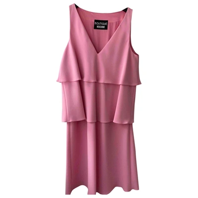 Pre-owned Moschino Mid-length Dress In Pink