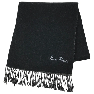 Pre-owned Nina Ricci Wool Scarf In Black