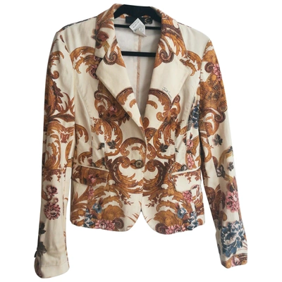 Pre-owned Just Cavalli Gold Cotton Jacket