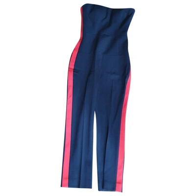 Pre-owned Alexander Mcqueen Wool Jumpsuit In Multicolour