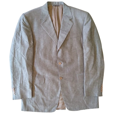Pre-owned Canali Grey Wool Jacket