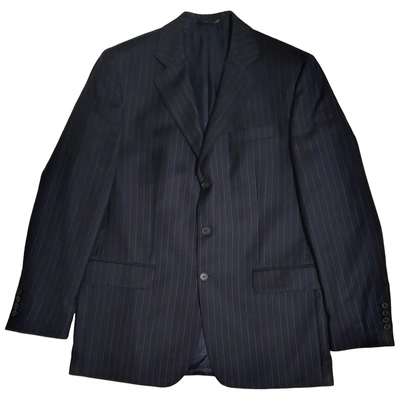 Pre-owned Ermenegildo Zegna Wool Waistcoat In Black