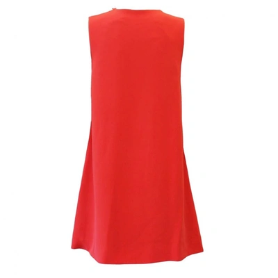 Pre-owned Gianluca Capannolo Silk Dress In Red