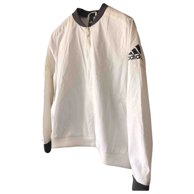 Pre-owned Adidas Originals Short Waistcoat In White