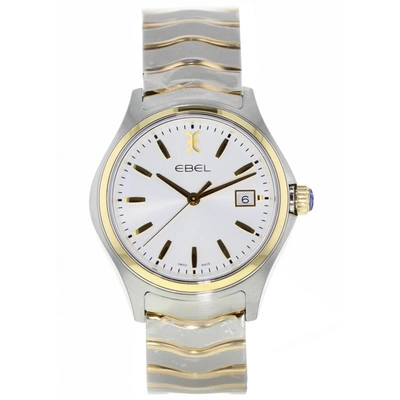 Pre-owned Ebel Wave Khaki White Gold Watch