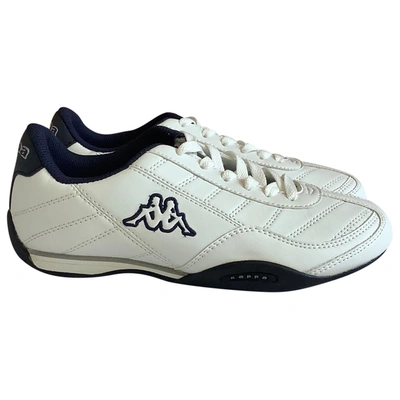 Pre-owned Kappa Leather Trainers In White | ModeSens