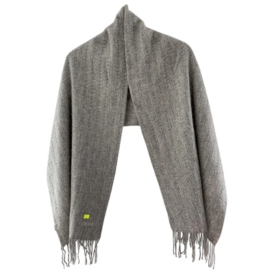 Pre-owned Chloé Cashmere Scarf In Grey