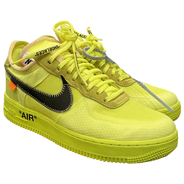 nike air force 1 white with yellow tick