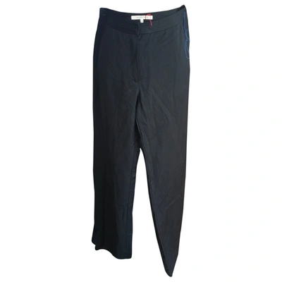 Pre-owned Gerard Darel Wool Large Pants In Black