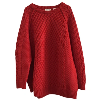 Pre-owned Chinti & Parker Wool Jumper In Red