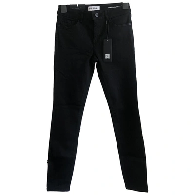 Pre-owned Dl1961 Slim Pants In Black