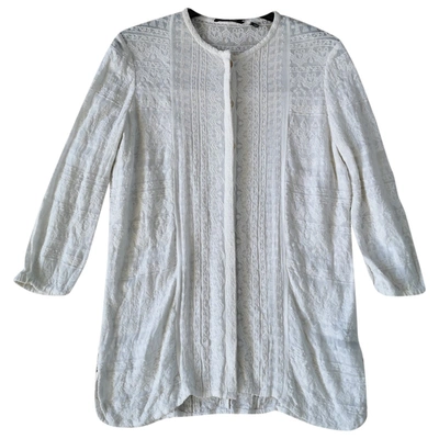Pre-owned Isabel Marant White Viscose Top