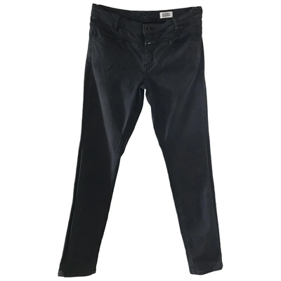 Pre-owned Closed Slim Jeans In Anthracite