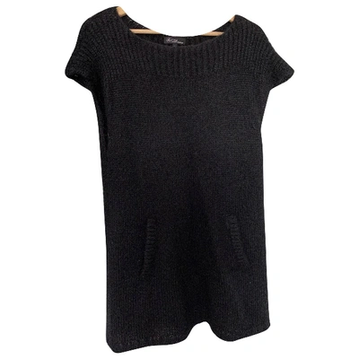 Pre-owned Isabel Marant Étoile Wool Mini Dress In Black