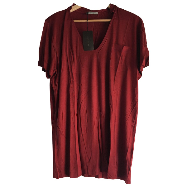 Pre-Owned Bottega Veneta Burgundy T-shirts | ModeSens