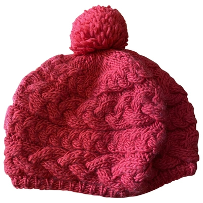 Pre-owned Eugenia Kim Wool Beanie In Red