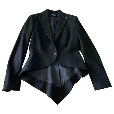 Pre-owned Polo Ralph Lauren Wool Jacket In Black