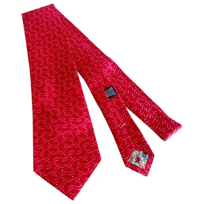 Pre-owned Paul Smith Silk Tie In Red