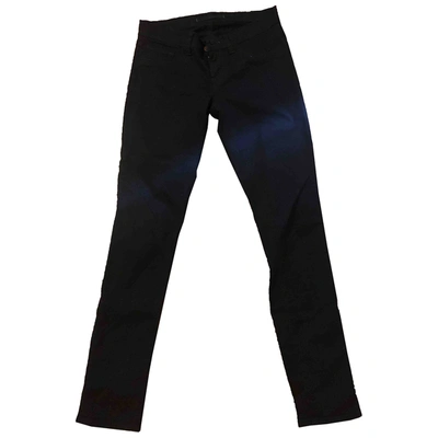 Pre-owned J Brand Slim Jeans In Navy