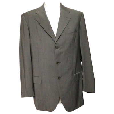 Pre-owned Pal Zileri Wool Vest In Grey
