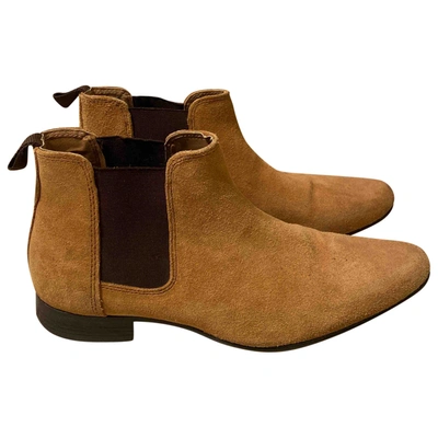 Pre-owned Asos Design Camel Suede Boots