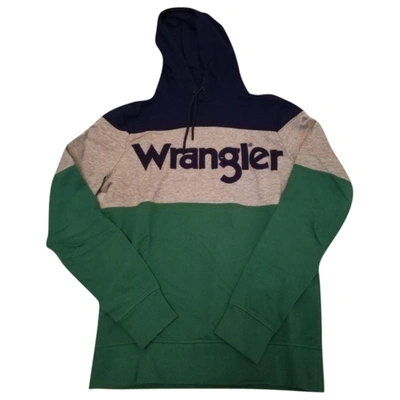 Pre-owned Wrangler Blue Cotton Knitwear