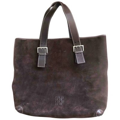 Pre-owned Carolina Herrera Clutch Bag In Brown