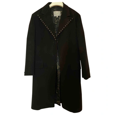 Pre-owned John Richmond Wool Coat In Black