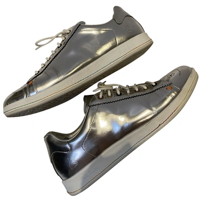Pre-owned Paul Smith Trainers In Silver