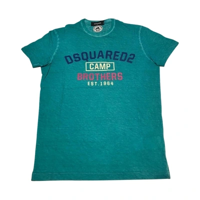 Pre-owned Dsquared2 Green Cotton T-shirt
