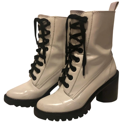 Pre-owned Marc Jacobs White Leather Boots