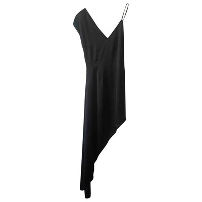 ports 1961 black shirt dress ports 1961 SIZE 10 black sheer 100% silk dress m medium