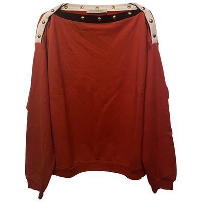 Pre-owned Philosophy Di Lorenzo Serafini Red Cotton Knitwear