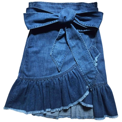Pre-owned Isabel Marant Étoile Blue Denim - Jeans Skirt
