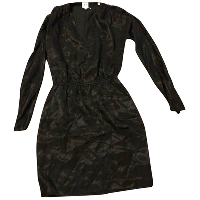 Pre-owned Halston Heritage Mini Dress In Black